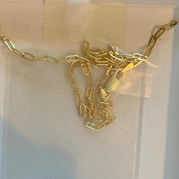 Sterling Paper Clip 18" Necklace - Picture 3 of 3